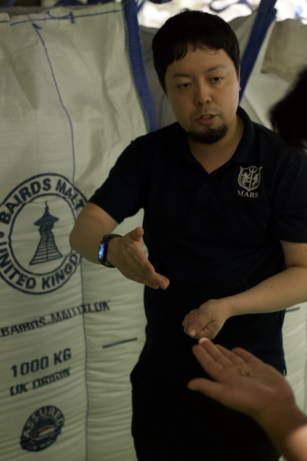 Master distiller Kusano-san of Tsunuki Distillery