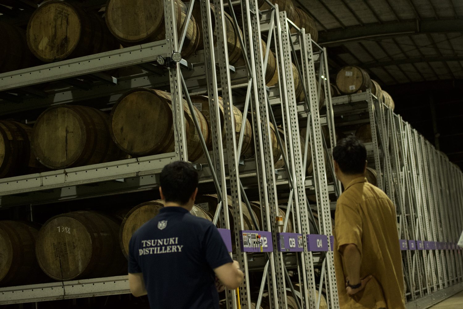 Casks in the warehouse